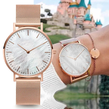 Luxury Brand Rose Gold Watch - WanderMart Co.