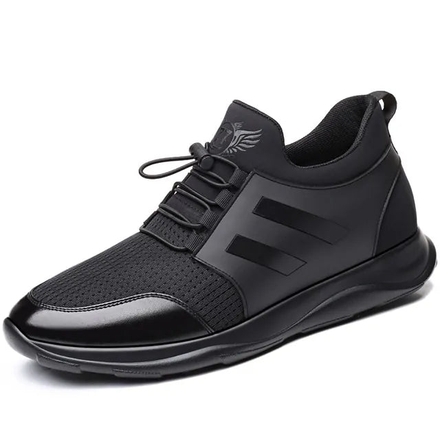 Casual Black Mesh Shoe - WanderMart Co.