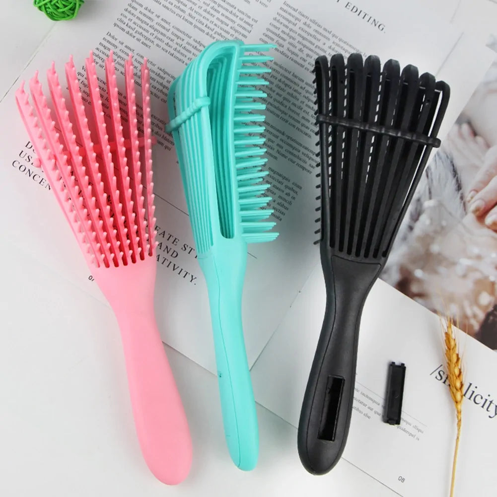 Salon Detangling Brush For Curly Hair - WanderMart Co.