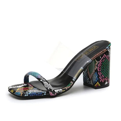 Women Transparent PVC Sandals - WanderMart Co.