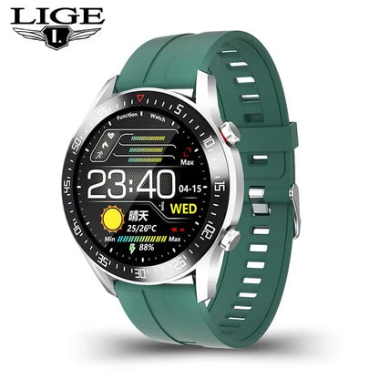 LIGE 2021 New Steel Band Smart Watch - WanderMart Co.