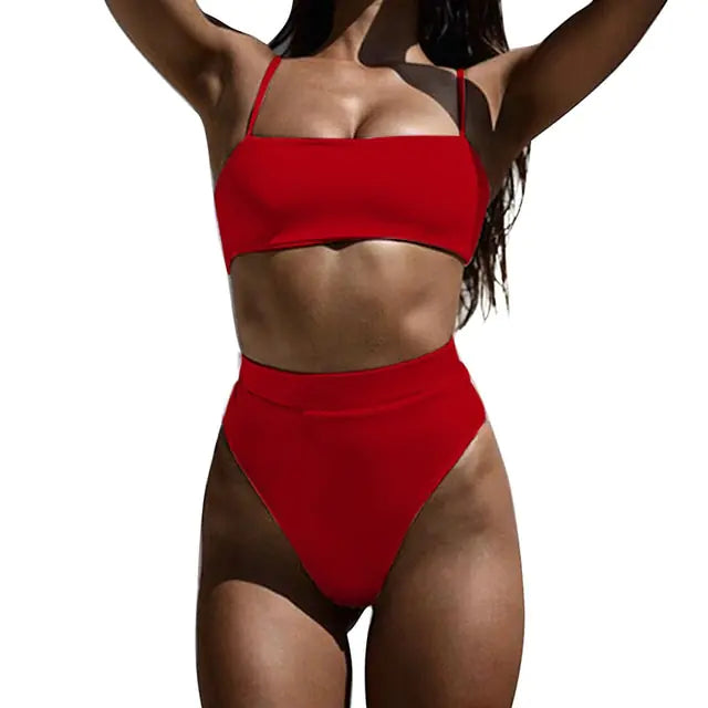 Brazilian Ribbed Bikini Set: Sizzling - WanderMart Co.