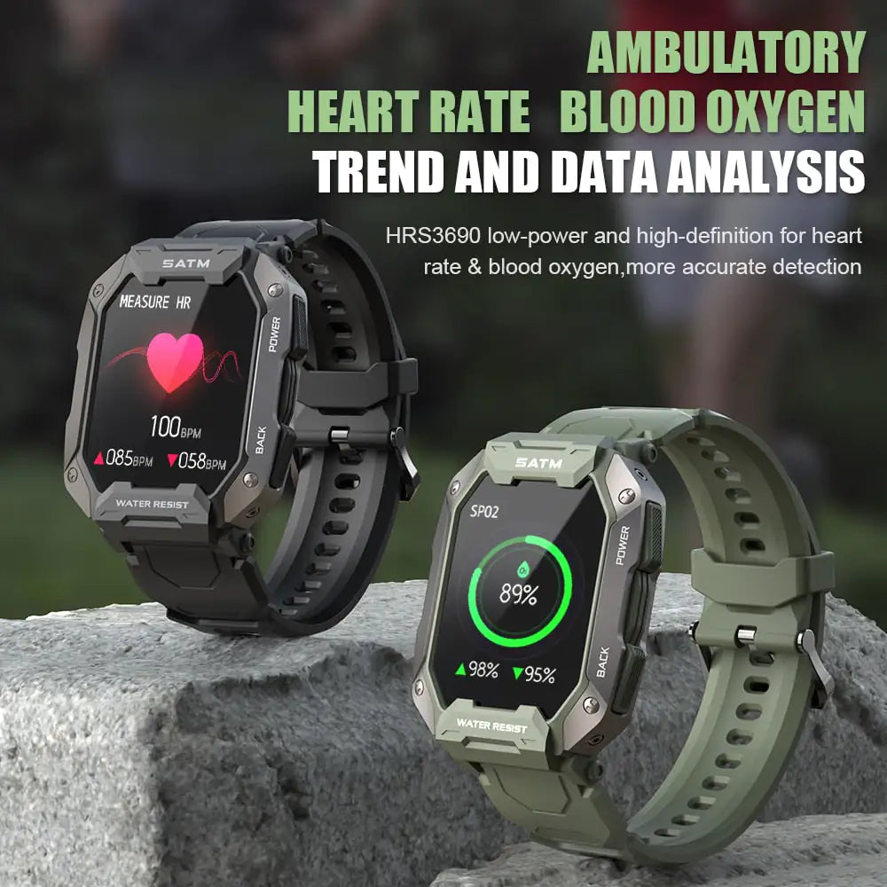 IP68 5ATM Waterproof Smartwatch - WanderMart Co.