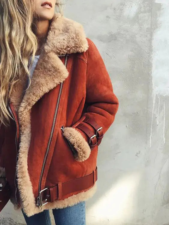 Faux Fur Coat - WanderMart Co.