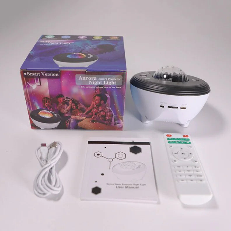 Aurora Galaxy Projector with Bluetooth - WanderMart Co.