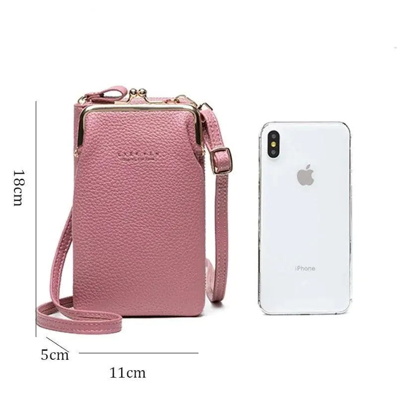 Women's Wallet Bag With Cell Phone Strap - WanderMart Co.