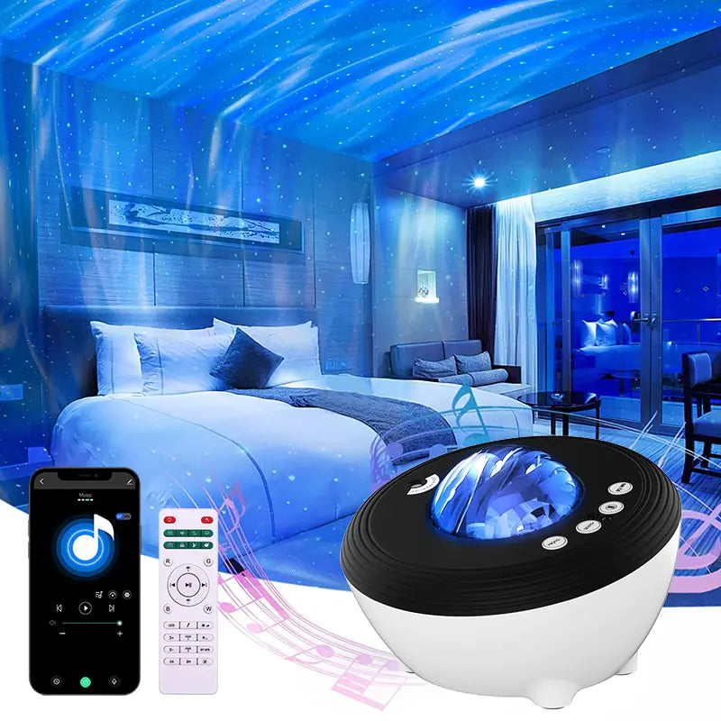 Aurora Galaxy Projector with Bluetooth - WanderMart Co.