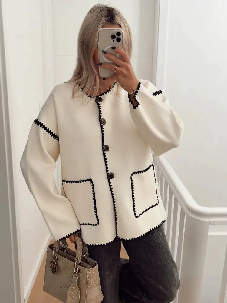 Fashionable Knit Cardigan Coat: Women's Winter Style - WanderMart Co.