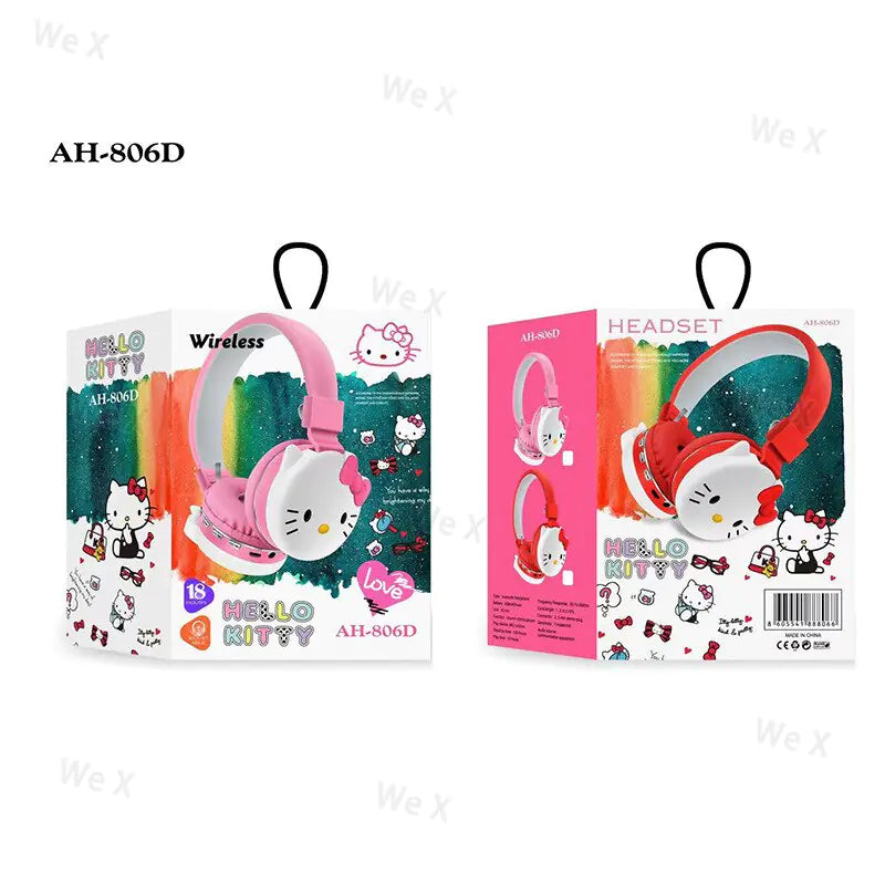 Hello kitty Foldable Wireless Headsets - WanderMart Co.