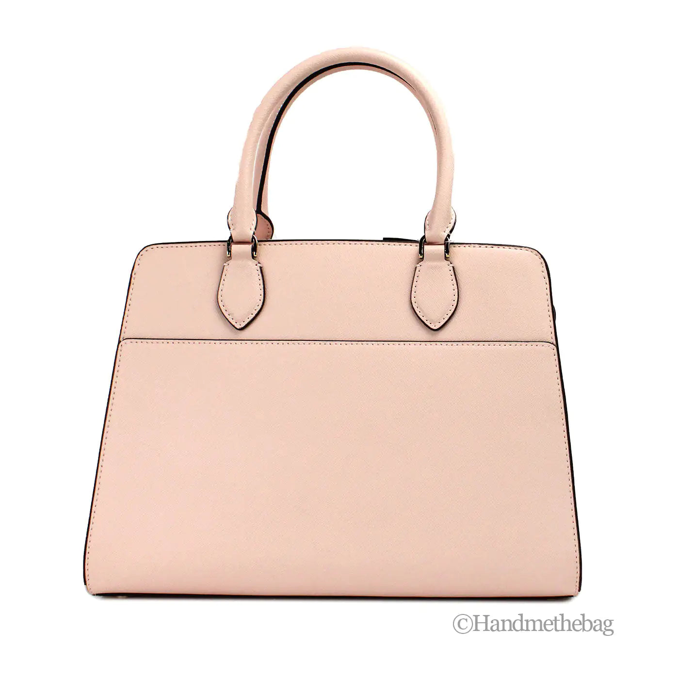 Kate Spade Madison Medium Conch Pink Saffiano Leather Satchel - WanderMart Co.