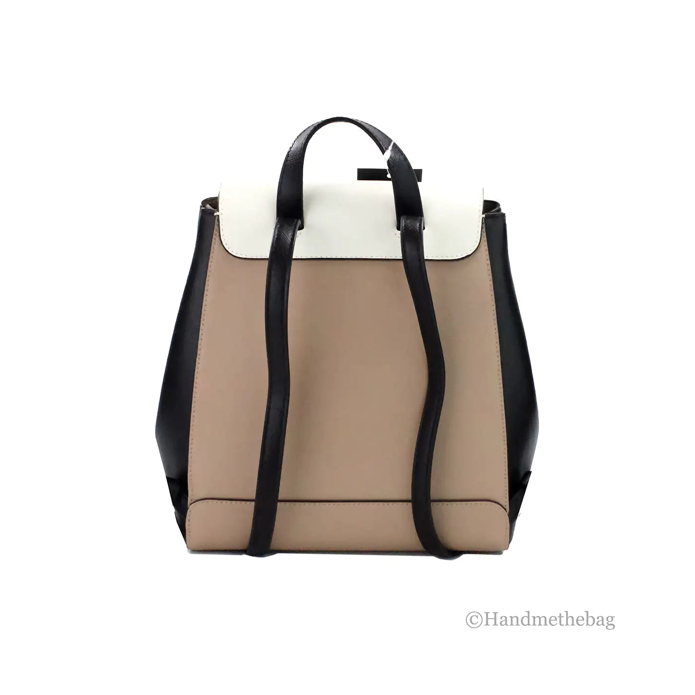 Kate Spade Madison Colorblock Hazelnut Leather Medium Backpack - WanderMart Co.