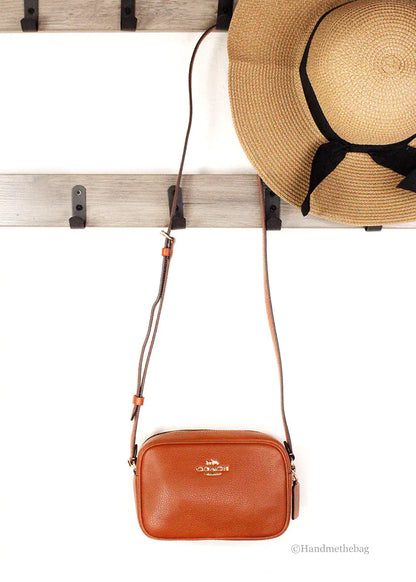 Coach Jamie Mini Sunset Leather Camera Crossbody Bag - WanderMart Co.