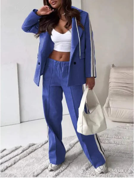 Chic Ribbon Hooded Lounge Set - WanderMart Co.