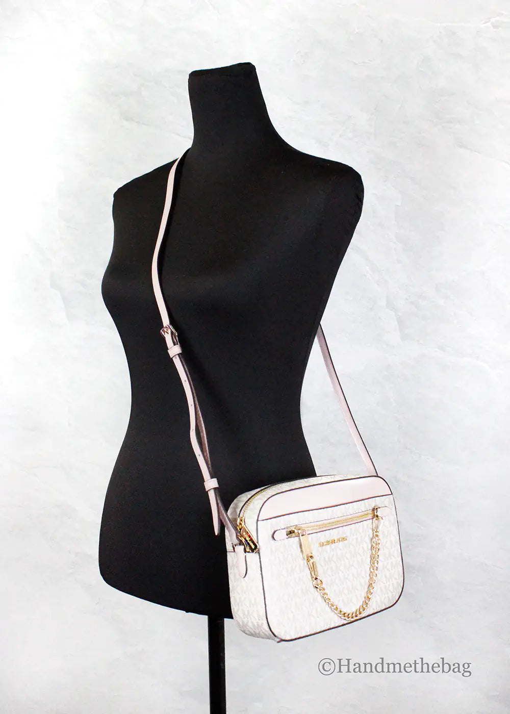 Michael Kors Jet Set EW Zip Chain Crossbody - WanderMart Co.