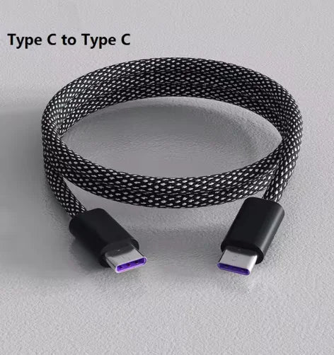 Magnetic USB-C Cable - 100W High-Speed Data & Power Cable - WanderMart Co.