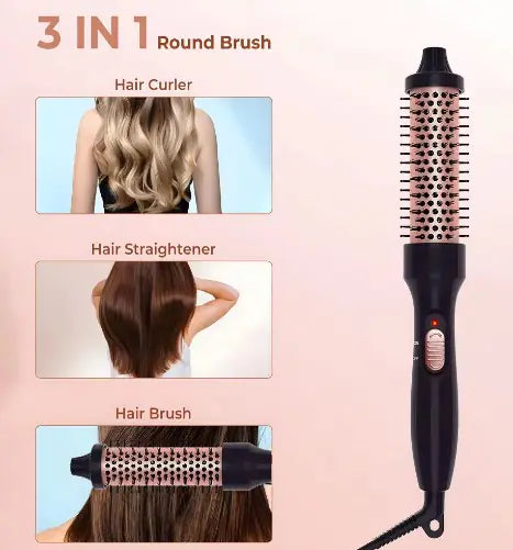 3 In1 Hair Straightener Curler And Ionic Hair Dryer - WanderMart Co.