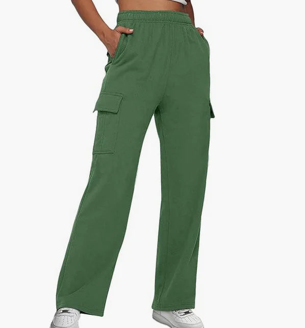 Women's Casual Pocket Overalls: Stylish and Functional Pants - WanderMart Co.