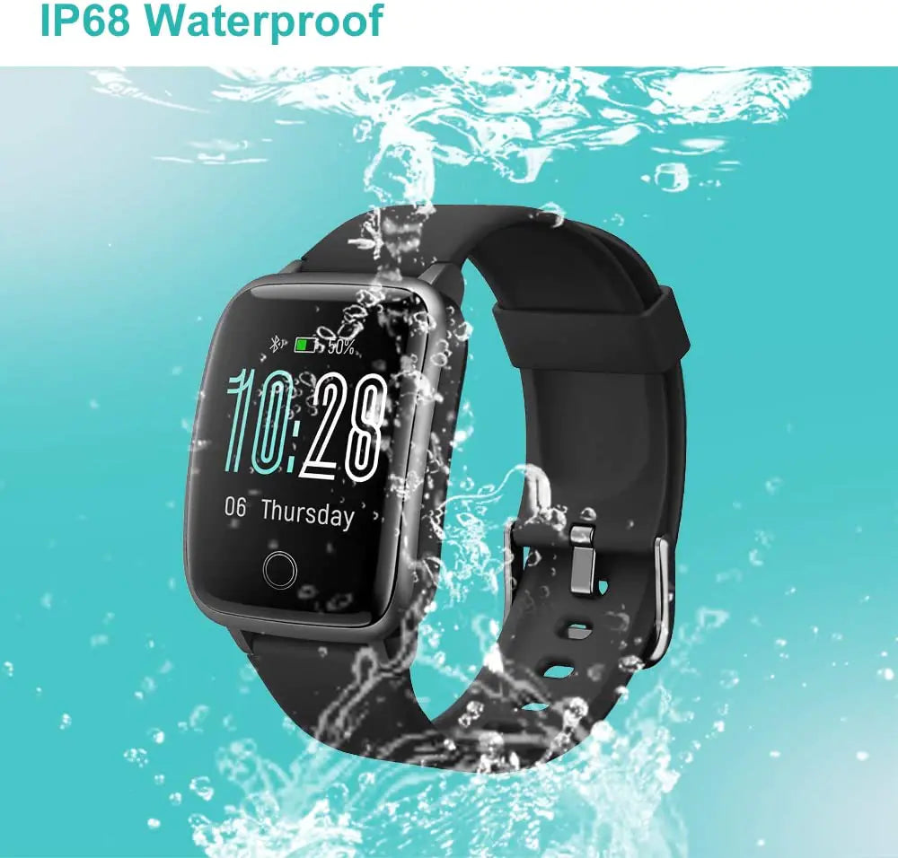 Waterproof Smartwatch for Men and Women - WanderMart Co.