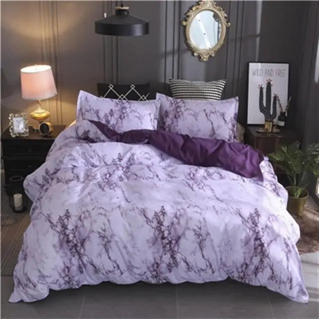 Marble Duvet Cover Bedding Sets - WanderMart Co.