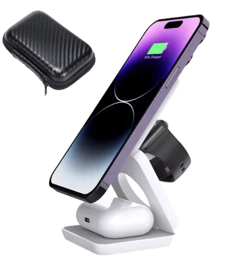 MagCharge Trio Foldable Wireless Charging Stand - WanderMart Co.