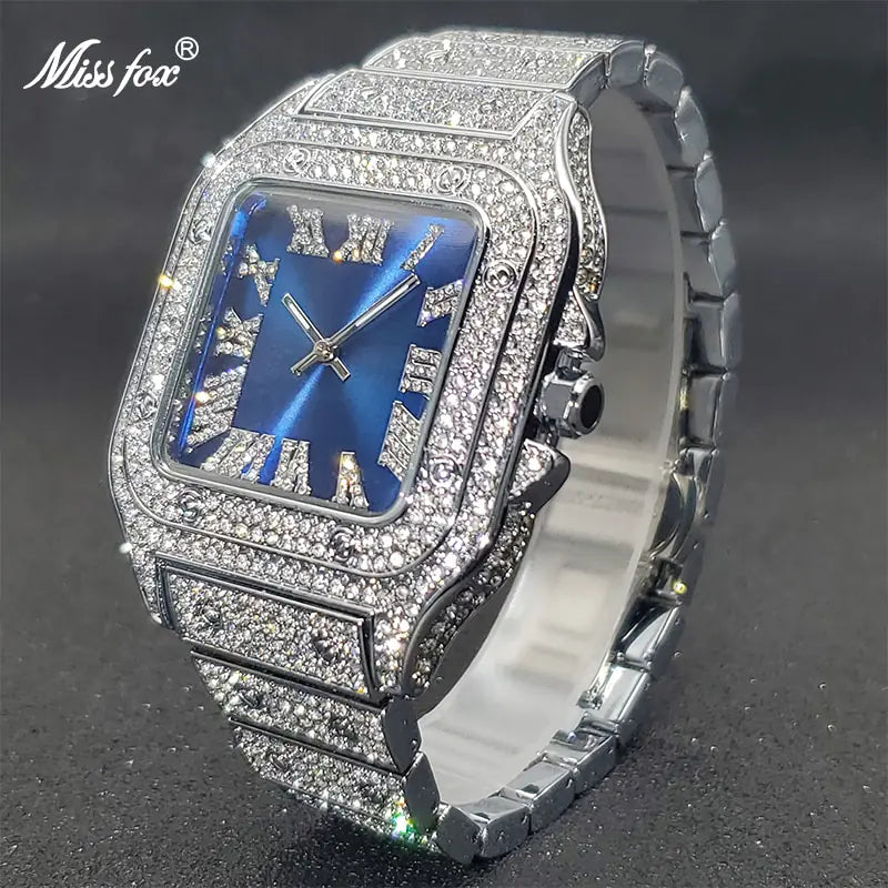 Ice Out Diamond Square Watch - WanderMart Co.