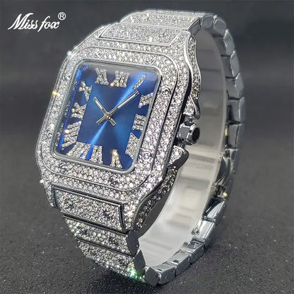 Ice Out Diamond Square Watch - WanderMart Co.