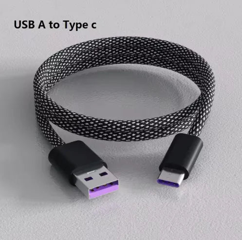 Magnetic USB-C Cable - 100W High-Speed Data & Power Cable - WanderMart Co.