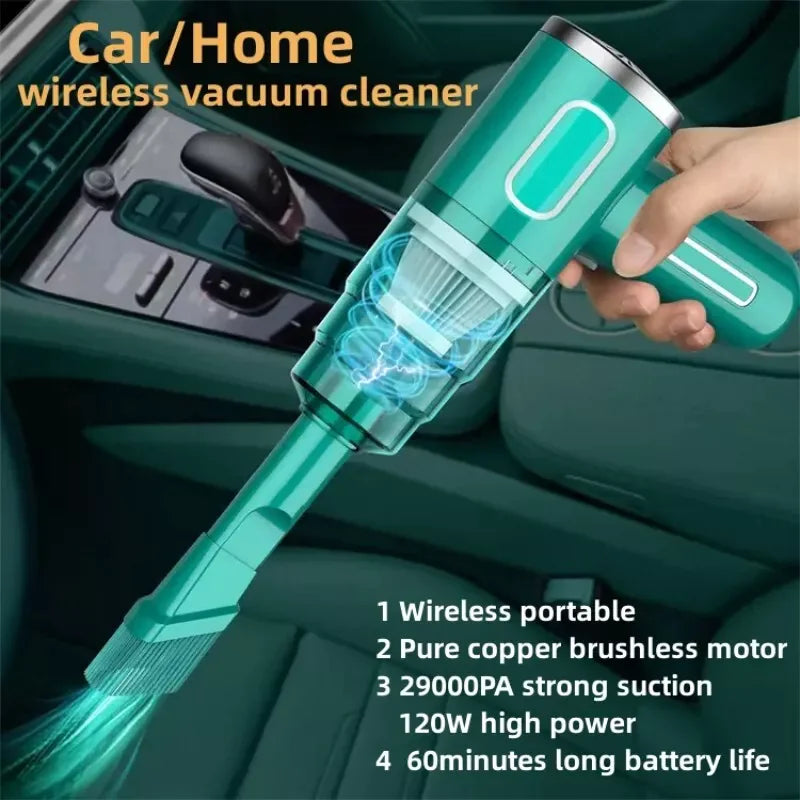 29000PA Cordless Hand Held Vacuum Cleaner Mini Portable Car Auto Home Wireless - WanderMart Co.