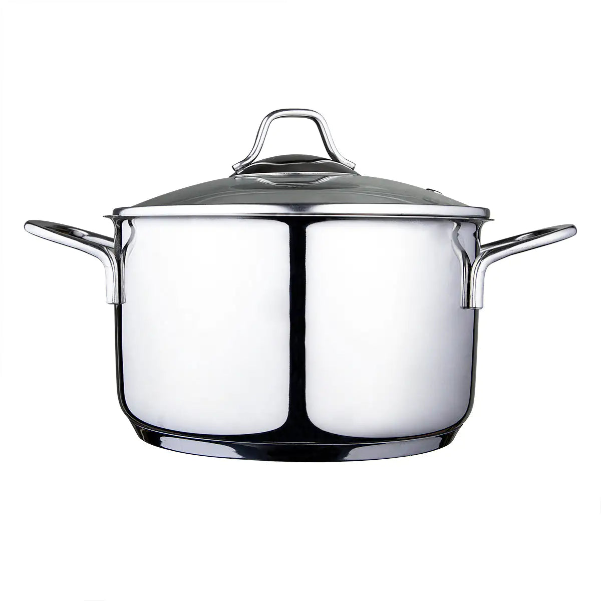 Serenk Modernist Stainless Steel Stock Pot, 20 cm - WanderMart Co.