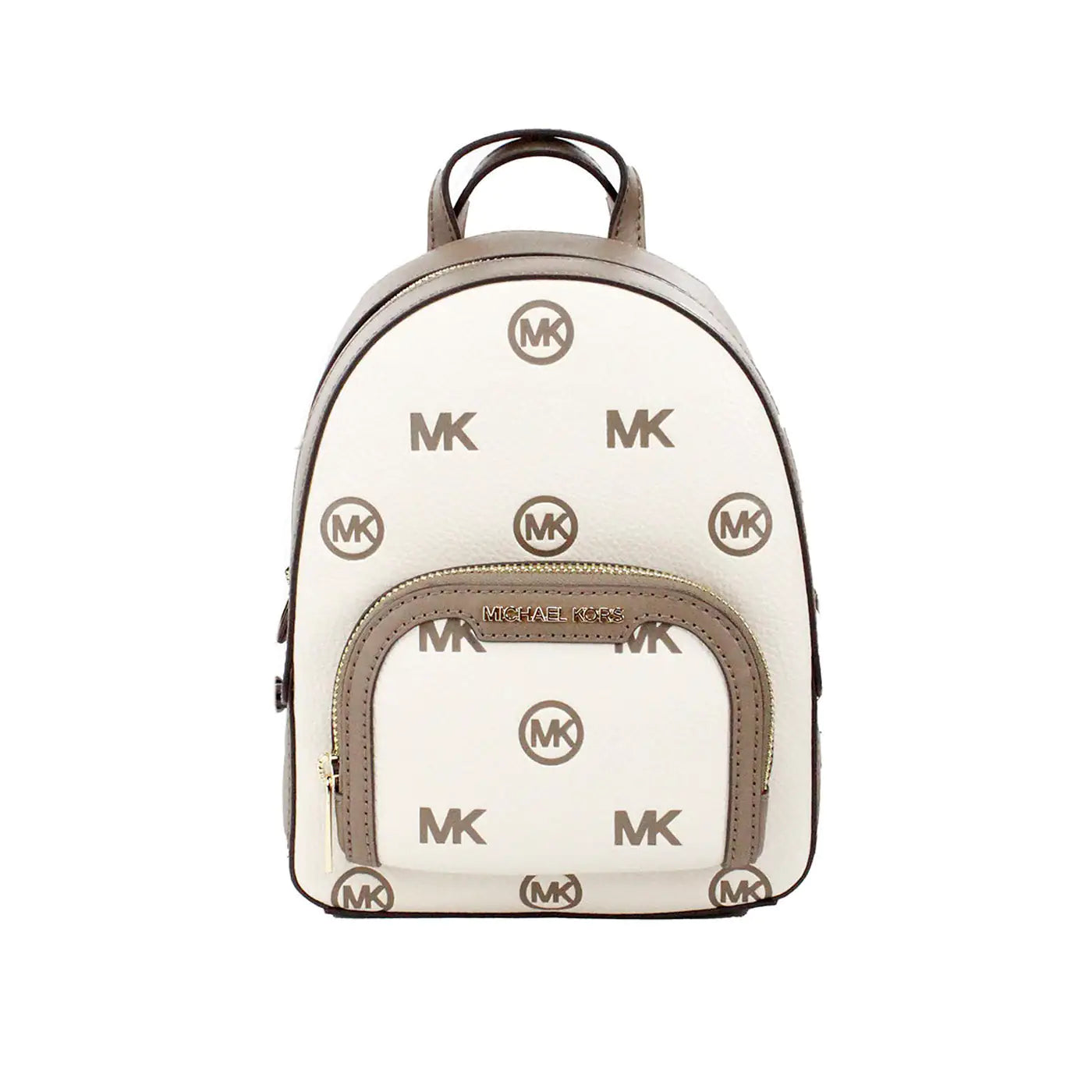 Michael Kors Jaycee Mini Light Cream Pocket Backpack - WanderMart Co.