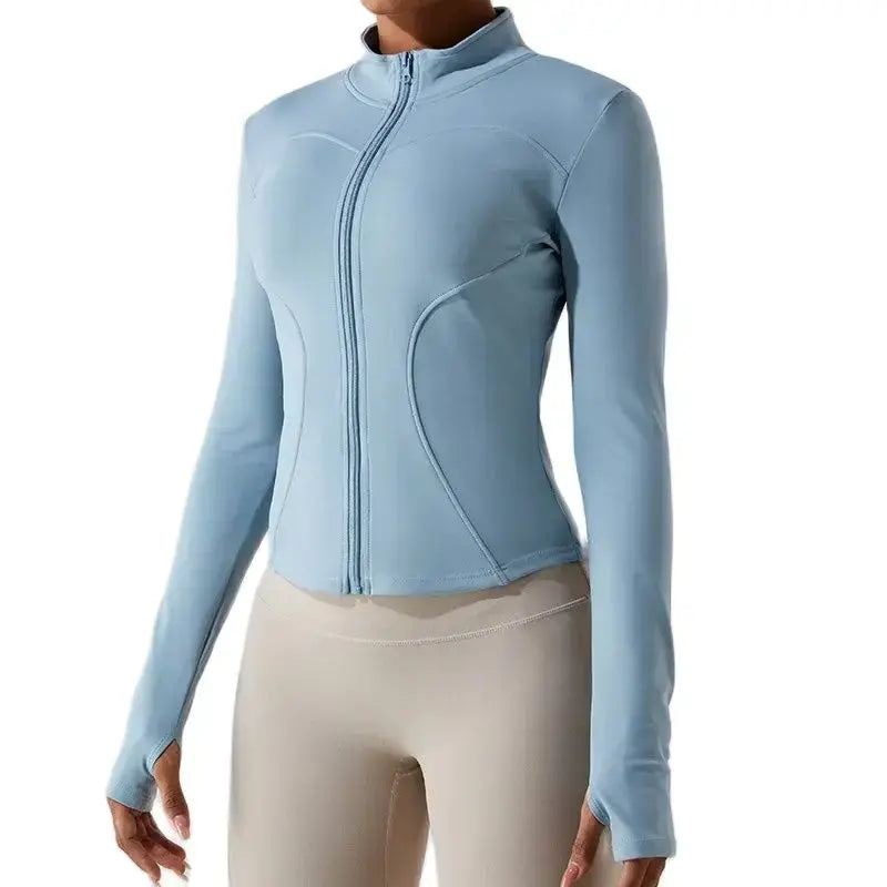 Plush Women's Yoga Jacket - WanderMart Co.