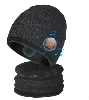 Beanie With Headphone Speaker Mic - WanderMart Co.