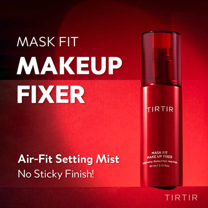 TIRTIR Mask Fit Make-up Fixer, 24H Long Lasting Makeup Finishing Setting Spray, Lightweight and Non-greasy, 2.7 Fl Oz - WanderMart Co.