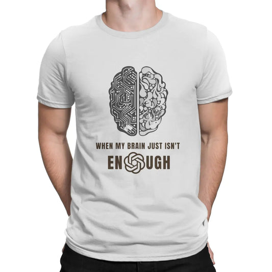 Chatgpt Because My Brain Just Isn't Enough T-Shirts - WanderMart Co.