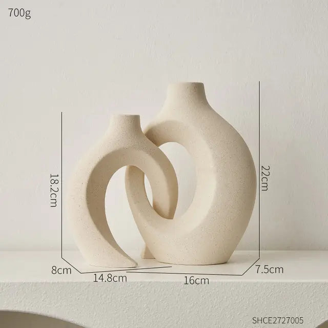 Modern Desk Ceramic Vase - WanderMart Co.