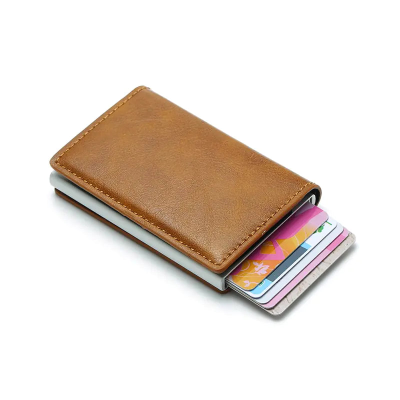 Bank Cards Holders Leather - WanderMart Co.