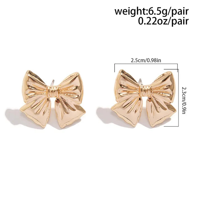 Bowknot Dangle Earrings - WanderMart Co.