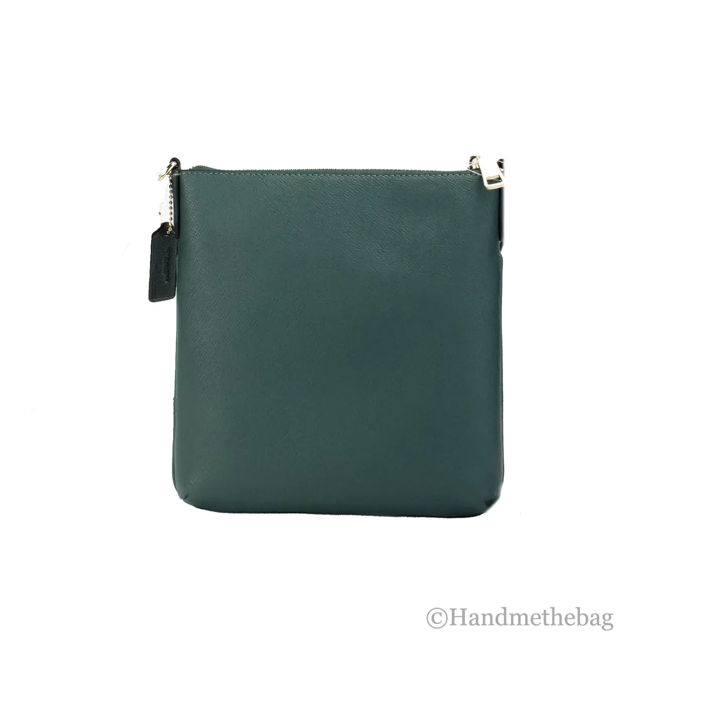 Coach Rowan Mini Dark Pine Leather File Crossbody - WanderMart Co.