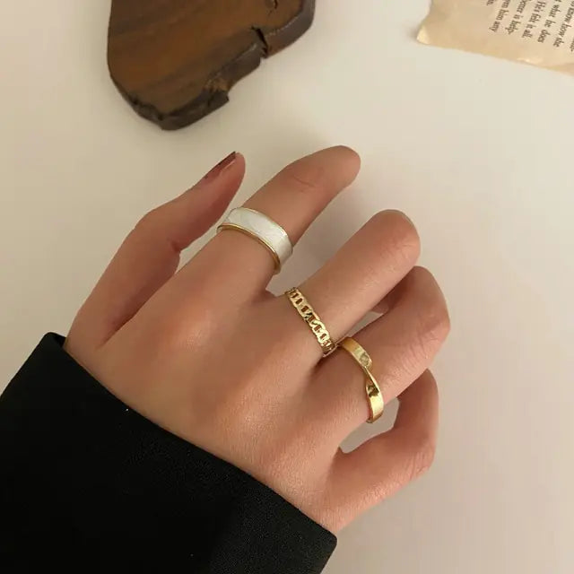 Fashion Boho Crystal Joint Ring Set - WanderMart Co.