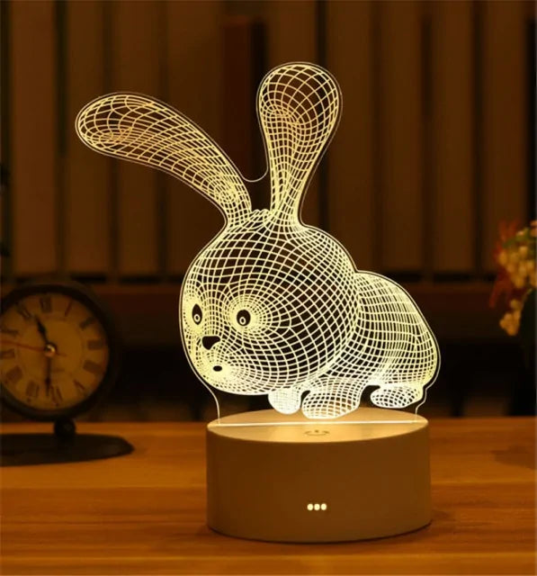 3D Acrylic Lamp for Decoration - WanderMart Co.