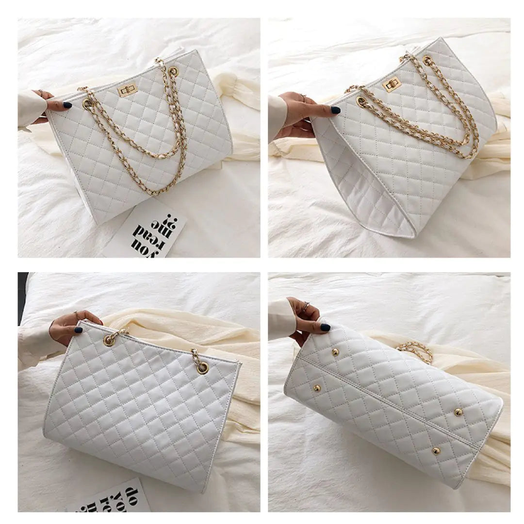 Quilted Shoulder Bag - WanderMart Co.