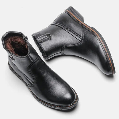 The Wotna - Alligator Leather Winter Ankle Boots - WanderMart Co.