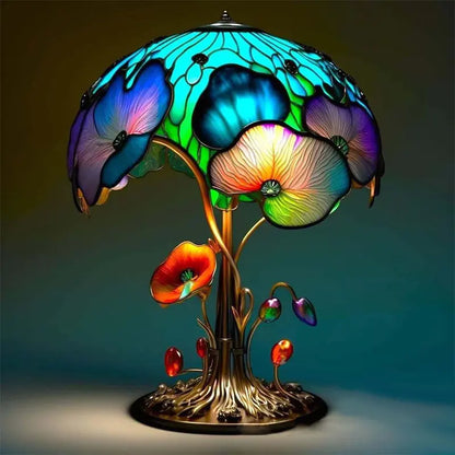 Creative Stained Plant Series Table Lamp - WanderMart Co.