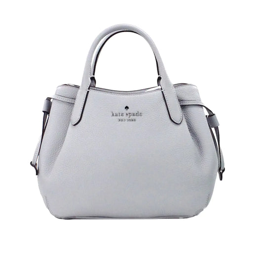 Kate Spade Dumpling Small Mountain Grey Leather Satchel Bag - WanderMart Co.