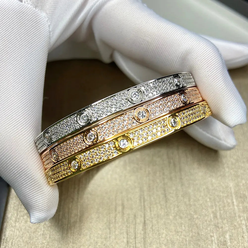 Popular Brand Luxury Inlaid Bracelets - WanderMart Co.