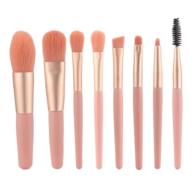 8 Pieces Makeup Brushes Set - WanderMart Co.