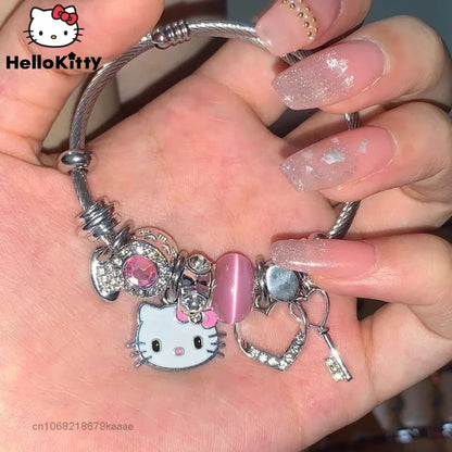 Cartoon Hello Kitty Bracelets Bangles - WanderMart Co.