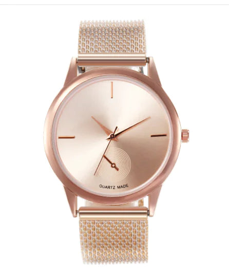 Rose Gold Fashion Watch - WanderMart Co.