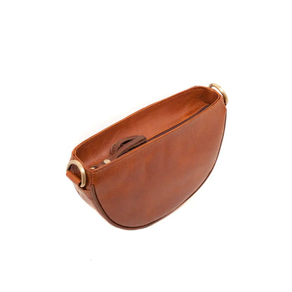 Brown Half Moon Bag - WanderMart Co.