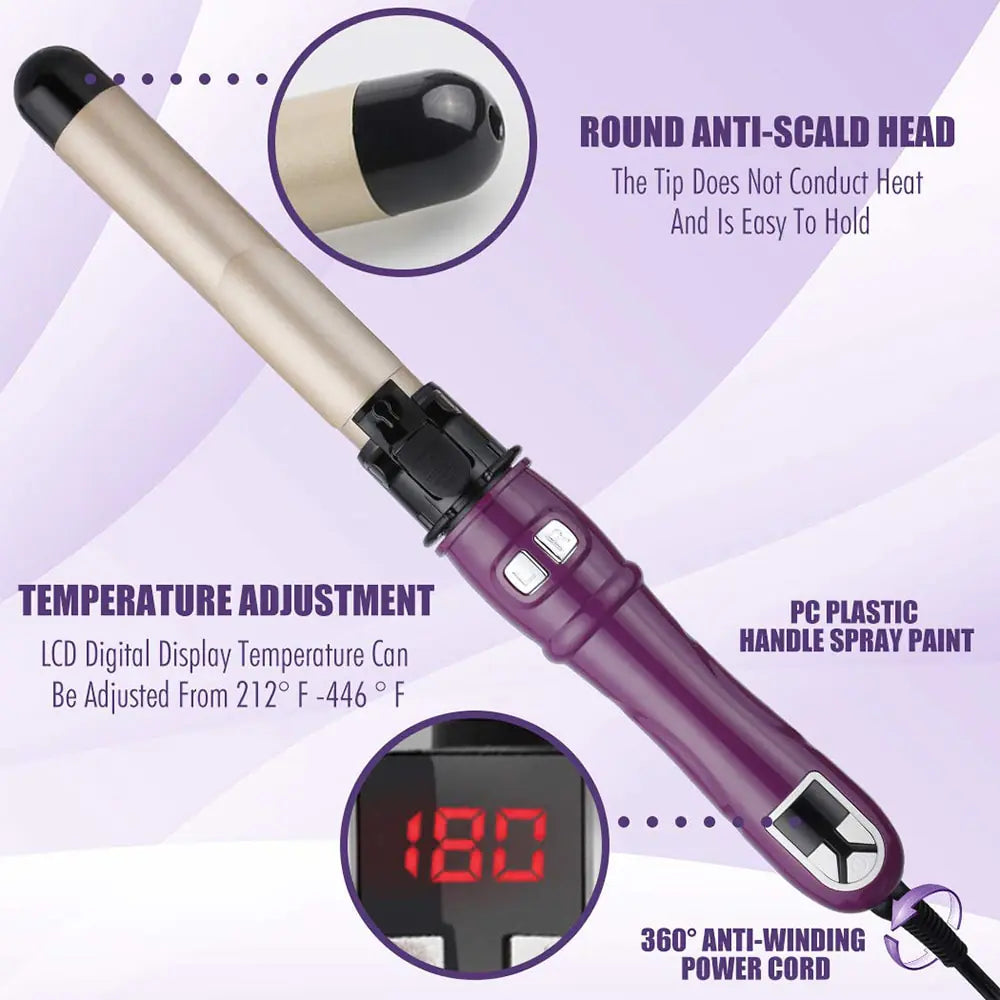 Automatic Rotate Hair Curler - WanderMart Co.